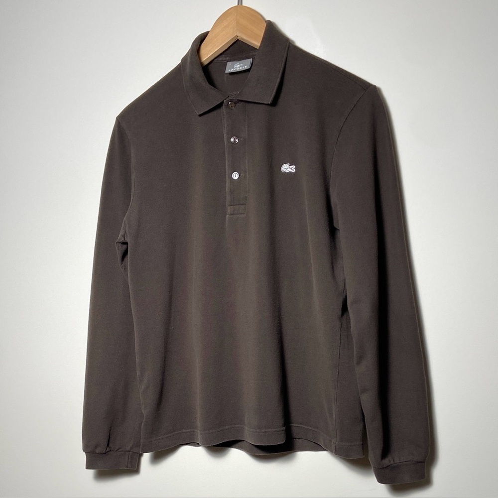 Lacoste Brown Polo Shirt - Picture 2 of 7